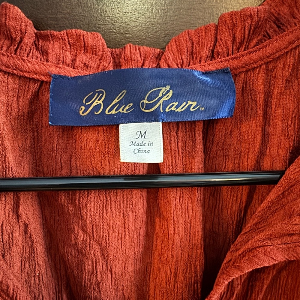 Copper Ruffled Dress - Picture 2 of 3